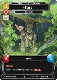 Teebo - Striped Hunter - Homeworlds: Weekly Play Promos - Star Wars: Unlimited card