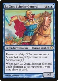 Lu Xun, Scholar General - Commander 2013 - Magic: The Gathering card