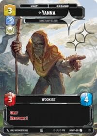 Yanna - Sanctuary Elder (Foil) - Homeworlds: Weekly Play Promos - Star Wars: Unlimited card