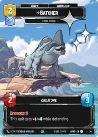 Batcher - Loyal Hound (Foil) - Homeworlds: Weekly Play Promos - Star Wars: Unlimited card