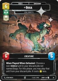 Boga - Loyal Varactyl (Foil) - Homeworlds: Weekly Play Promos - Star Wars: Unlimited card