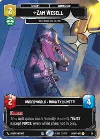 Zam Wesell - Not What She Seems (Foil) - Homeworlds: Weekly Play Promos - Star Wars: Unlimited card