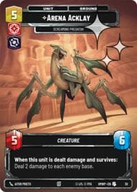 Arena Acklay - Screaming Predator (Foil) - Homeworlds: Weekly Play Promos - Star Wars: Unlimited card