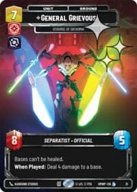 General Grievous - Scourge of Dathomir (Foil) - Homeworlds: Weekly Play Promos - Star Wars: Unlimited card
