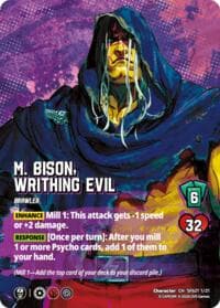 M. Bison, Writhing Evil - Challenger Series: Street Fighter 6 - Series 2 - UniVersus card