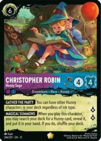 Christopher Robin - Hunny Sage - Illumineer's Quest: The Great Hunny Rescue - Disney Lorcana card