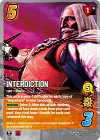 Interdiction - Challenger Series: Street Fighter 6 - Series 2 - UniVersus card