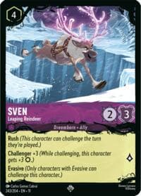 Sven - Leaping Reindeer - Illumineer's Quest: The Great Hunny Rescue - Disney Lorcana card