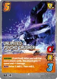 Unlimited Psycho Crusher - Challenger Series: Street Fighter 6 - Series 2 - UniVersus card