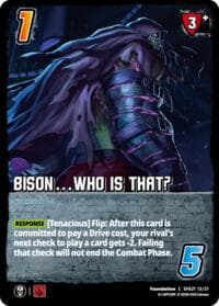 Bison . . . Who Is That? - Challenger Series: Street Fighter 6 - Series 2 - UniVersus card