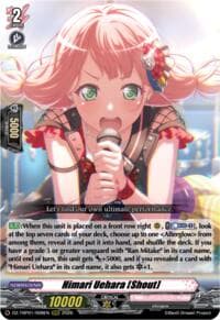 Himari Uehara [Shout] - DZ-TBP01: BanG Dream! Girls Band Party! - Cardfight Vanguard card
