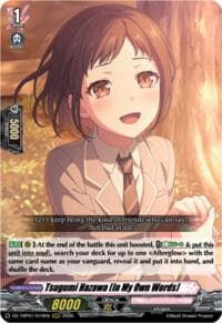 Tsugumi Hazawa [In My Own Words] - DZ-TBP01: BanG Dream! Girls Band Party! - Cardfight Vanguard card