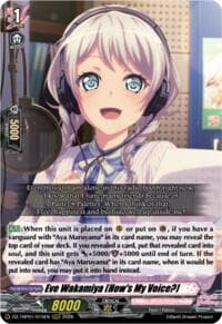 Eve Wakamiya [How's My Voice?] - DZ-TBP01: BanG Dream! Girls Band Party! - Cardfight Vanguard card