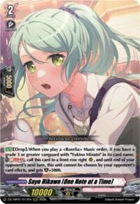 Sayo Hikawa [One Note at a Time] - DZ-TBP01: BanG Dream! Girls Band Party! - Cardfight Vanguard card