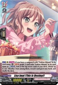Lisa Imai [This Is Destiny!] - DZ-TBP01: BanG Dream! Girls Band Party! - Cardfight Vanguard card