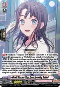 Misaki Okusawa [Days Spent Spreading Smiles] - DZ-TBP01: BanG Dream! Girls Band Party! - Cardfight Vanguard card