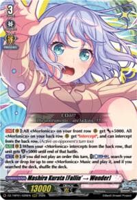 Mashiro Kurata [Fallin -] Wonder] - DZ-TBP01: BanG Dream! Girls Band Party! - Cardfight Vanguard card