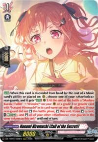 Nanami Hiromachi [Call of the Secret!] - DZ-TBP01: BanG Dream! Girls Band Party! - Cardfight Vanguard card