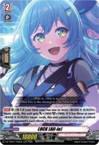 LOCK [All-in] - DZ-TBP01: BanG Dream! Girls Band Party! - Cardfight Vanguard card