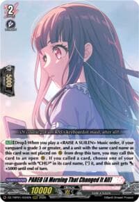PAREO [A Morning That Changed It All] - DZ-TBP01: BanG Dream! Girls Band Party! - Cardfight Vanguard card