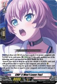 CHU2 [I Won't Leave You] - DZ-TBP01: BanG Dream! Girls Band Party! - Cardfight Vanguard card