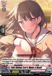 Taki Shiina [Let's Make a Deal] - DZ-TBP01: BanG Dream! Girls Band Party! - Cardfight Vanguard card