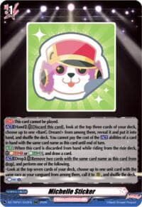 Michelle Sticker - DZ-TBP01: BanG Dream! Girls Band Party! - Cardfight Vanguard card
