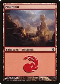 Mountain (349) - Commander 2013 - Magic: The Gathering card