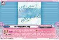 Let's Sing, Let it Ring - DZ-TBP01: BanG Dream! Girls Band Party! - Cardfight Vanguard card