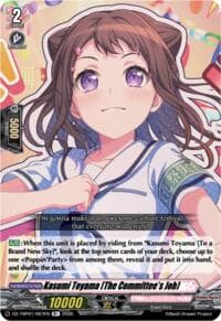 Kasumi Toyama [The Committee's Job] - DZ-TBP01: BanG Dream! Girls Band Party! - Cardfight Vanguard card