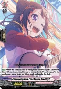 Kasumi Toyama [To a Brand New Sky] - DZ-TBP01: BanG Dream! Girls Band Party! - Cardfight Vanguard card