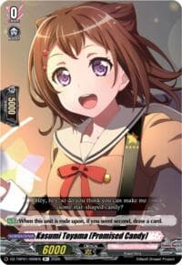 Kasumi Toyama [Promised Candy] - DZ-TBP01: BanG Dream! Girls Band Party! - Cardfight Vanguard card