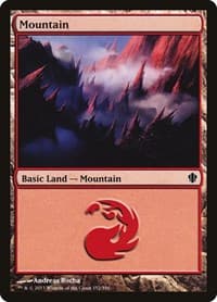 Mountain (352) - Commander 2013 - Magic: The Gathering card
