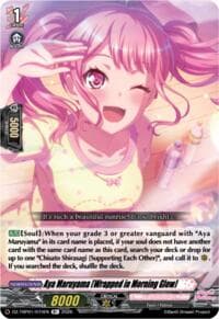 Aya Maruyama [Wrapped in Morning Glow] - DZ-TBP01: BanG Dream! Girls Band Party! - Cardfight Vanguard card