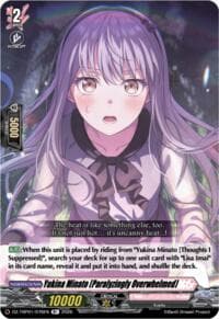 Yukina Minato [Paralyzingly Overwhelmed] - DZ-TBP01: BanG Dream! Girls Band Party! - Cardfight Vanguard card