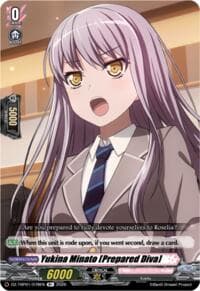 Yukina Minato [Prepared Diva] - DZ-TBP01: BanG Dream! Girls Band Party! - Cardfight Vanguard card