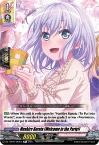 Mashiro Kurata [Welcome to the Party!] - DZ-TBP01: BanG Dream! Girls Band Party! - Cardfight Vanguard card
