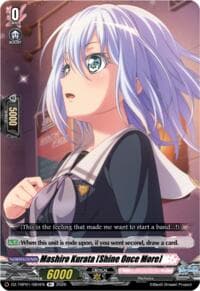 Mashiro Kurata [Shine Once More] - DZ-TBP01: BanG Dream! Girls Band Party! - Cardfight Vanguard card