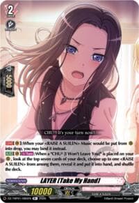 LAYER [Take My Hand] - DZ-TBP01: BanG Dream! Girls Band Party! - Cardfight Vanguard card