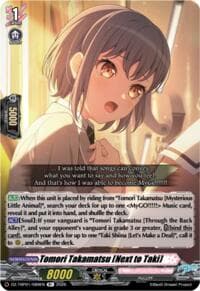 Tomori Takamatsu [Next to Taki] - DZ-TBP01: BanG Dream! Girls Band Party! - Cardfight Vanguard card