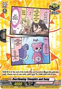 Overflowing Thoughts and Song (E) - DZ-TBP01: BanG Dream! Girls Band Party! - Cardfight Vanguard card