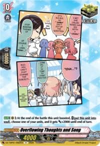Overflowing Thoughts and Song (F) - DZ-TBP01: BanG Dream! Girls Band Party! - Cardfight Vanguard card