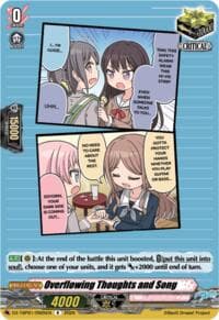 Overflowing Thoughts and Song (H) - DZ-TBP01: BanG Dream! Girls Band Party! - Cardfight Vanguard card