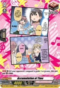 Accumulation of Time (A) - DZ-TBP01: BanG Dream! Girls Band Party! - Cardfight Vanguard card