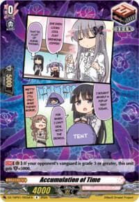 Accumulation of Time (D) - DZ-TBP01: BanG Dream! Girls Band Party! - Cardfight Vanguard card