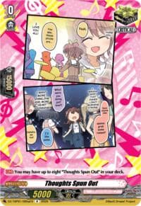Thoughts Spun Out (A) - DZ-TBP01: BanG Dream! Girls Band Party! - Cardfight Vanguard card