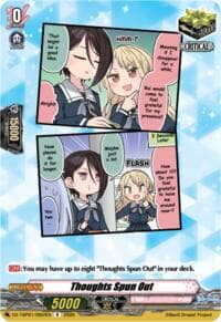 Thoughts Spun Out (F) - DZ-TBP01: BanG Dream! Girls Band Party! - Cardfight Vanguard card