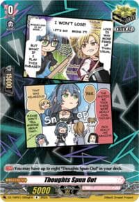 Thoughts Spun Out (G) - DZ-TBP01: BanG Dream! Girls Band Party! - Cardfight Vanguard card