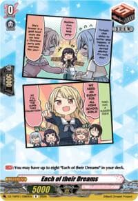Each of their Dreams (F) - DZ-TBP01: BanG Dream! Girls Band Party! - Cardfight Vanguard card