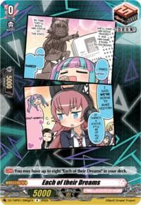 Each of their Dreams (G) - DZ-TBP01: BanG Dream! Girls Band Party! - Cardfight Vanguard card